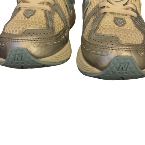 Kids New Balance Blue & Cream - Picture 5 of 12